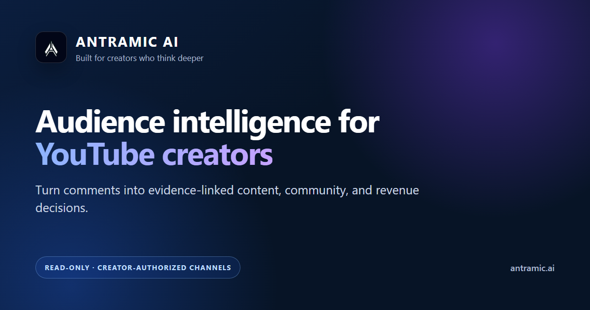 ANTRAMIC AI